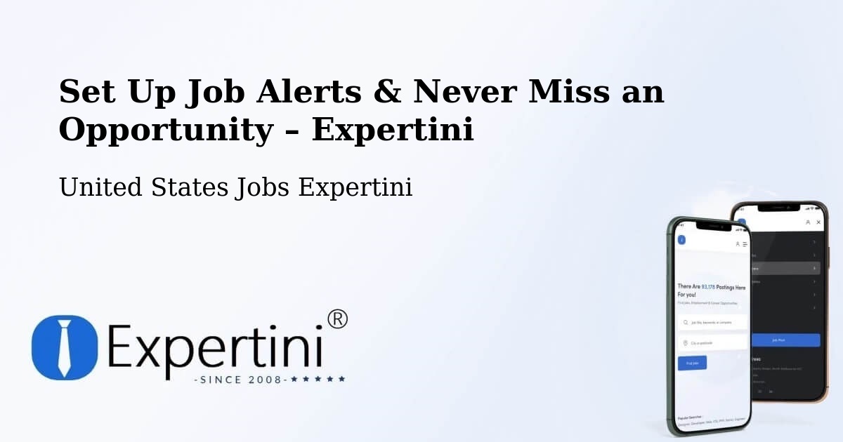 Job Alerts Guide – Get Notified About New Jobs in Gary - Gary, United States Jobs Expertini